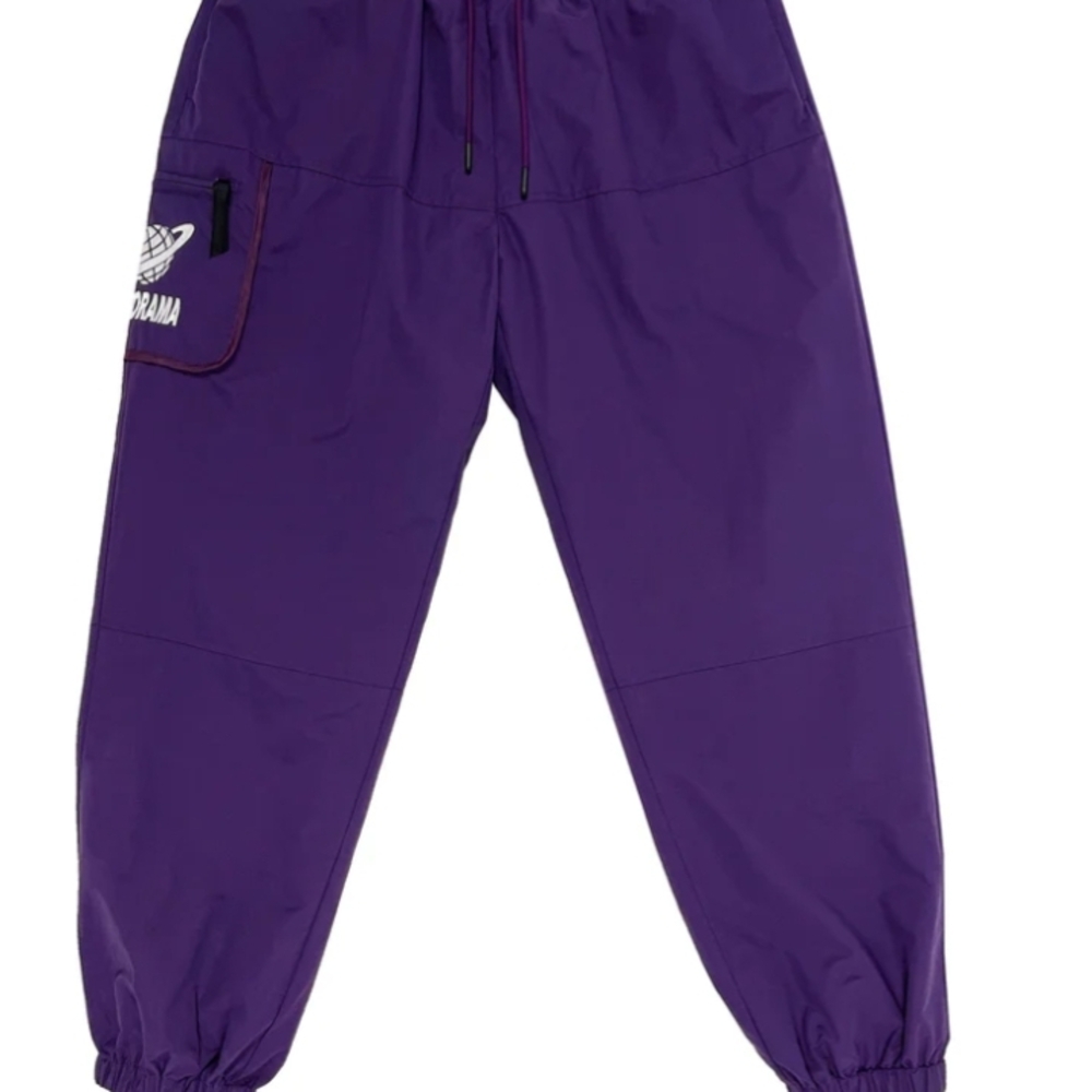 Purple Panorama Lined Track Pants